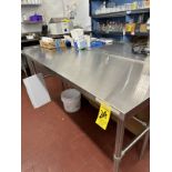 (1) Stainless Steel Table, 6' x 2'