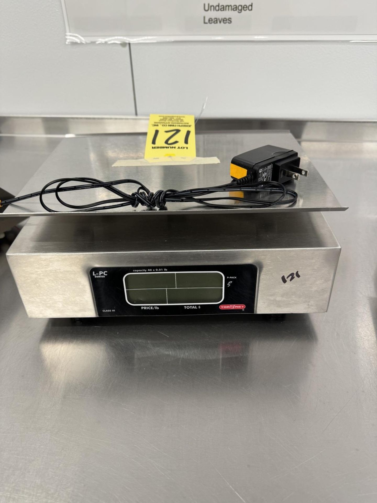 Torrey L-PC Series, Class III Digital Scale, 40 Lb. Capacity, Power Cord - Image 2 of 2