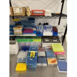 LOT Asst. Tips, Tubes, Cotton Applicators, Pipettes, Holders