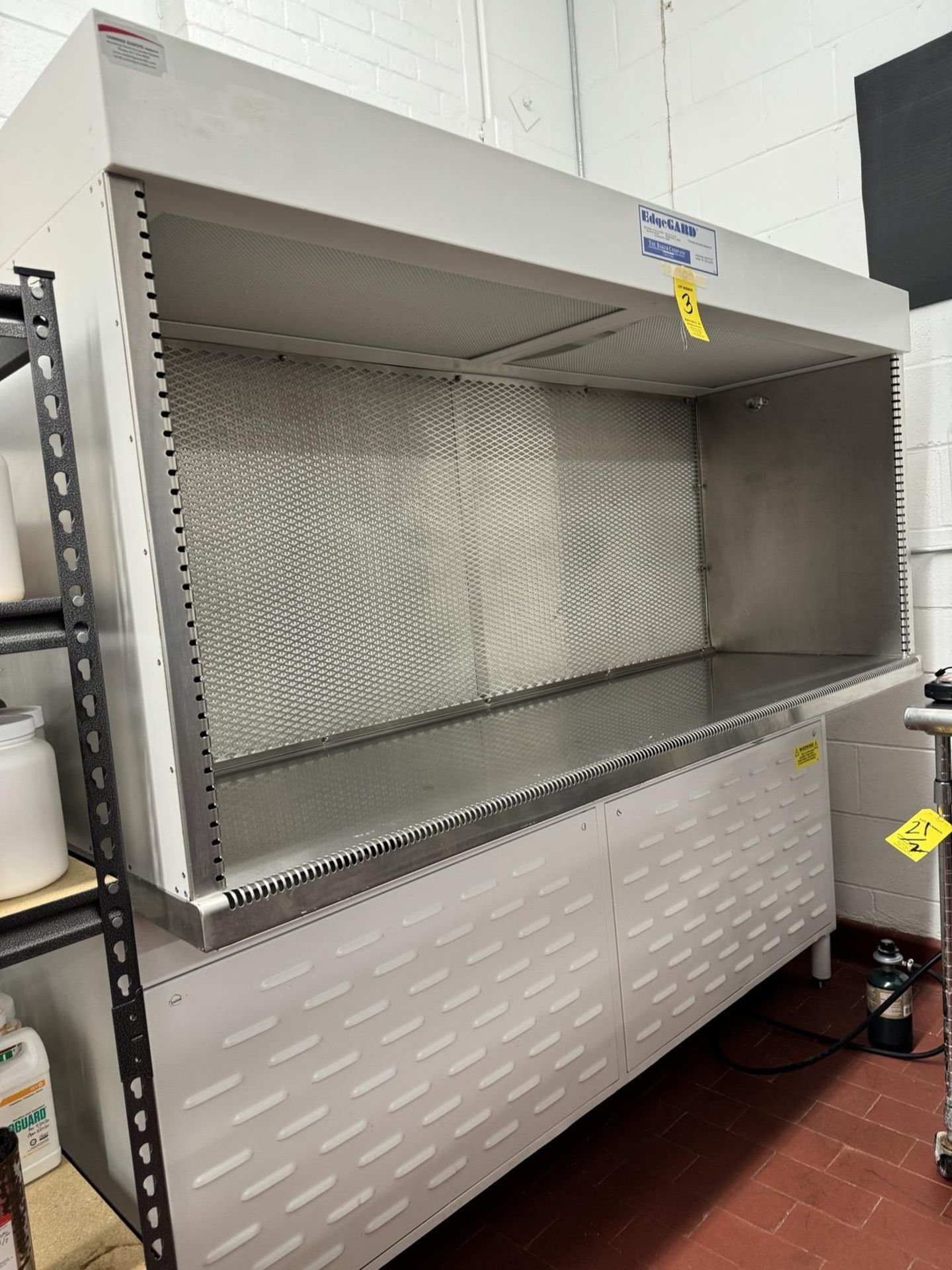 (1) 2007 Baker Company Edge Guard Fume Hood Model EG-6252, S/N 91961, 115 Volt - Image 2 of 4