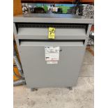 2017 Eaton V48M2BT7516 Transformer, Type DT-3, 75 KVA, 3 Phase