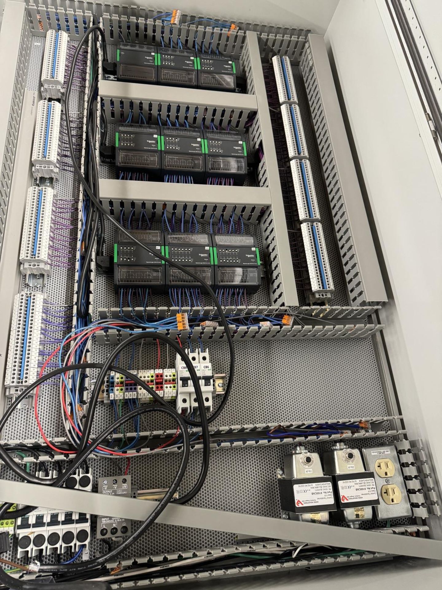 Lot (1) Schneider Electrical Box with Controls, Asst. Siemens Power Supply's & Parts - Image 3 of 11