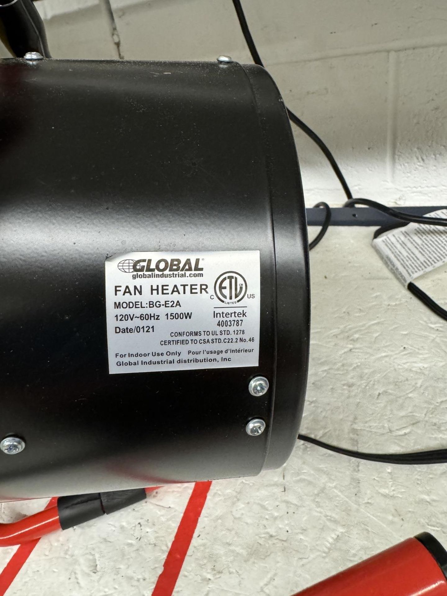 Global BG-E2A Fan Heater - Image 3 of 3