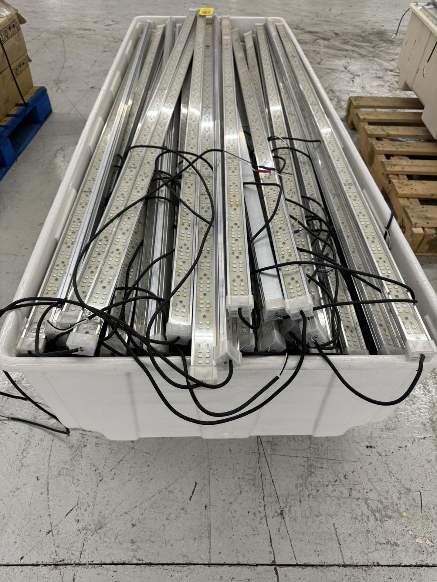 Large Quantity of Grow Lights in Bin, 77" Long, Hardwired Electrical Connections - Image 5 of 5