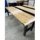 (1) Gladiator 8' x 2' Butcher Block Table