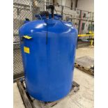 Blue Poly Storage Container 1,000 Liter, Valve Connector