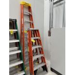 Lot (2) Asst. Werner Folding Ladders 5' & 8'