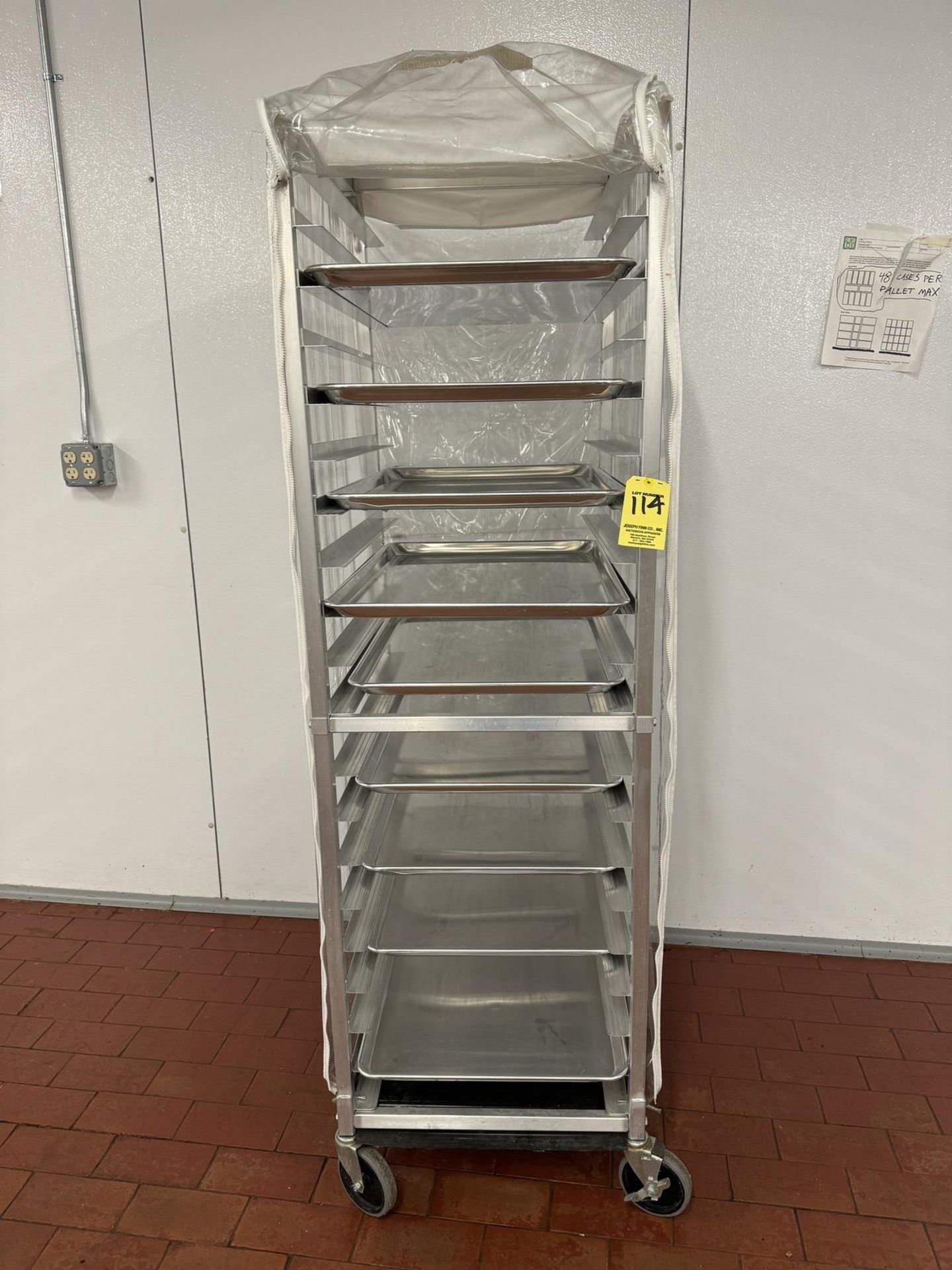 (1) 20 Tier Port Bakers Rack