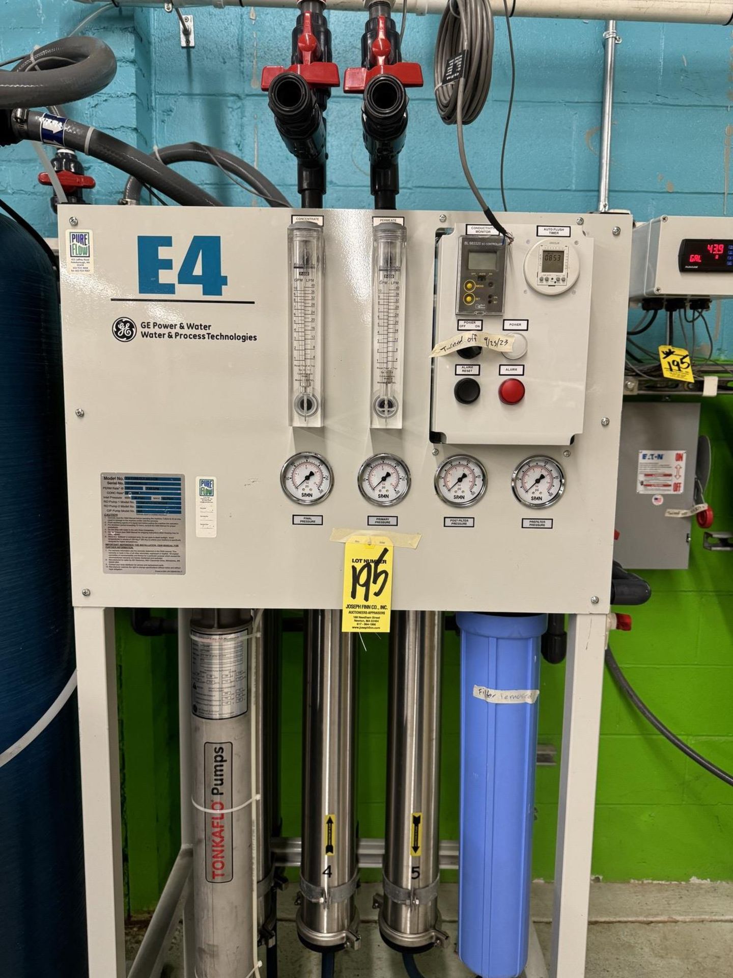 RO System Including GE Power & Water Process Technologies Model E4-110000-DLX-460,6 CW, s/n 17- - Image 2 of 22