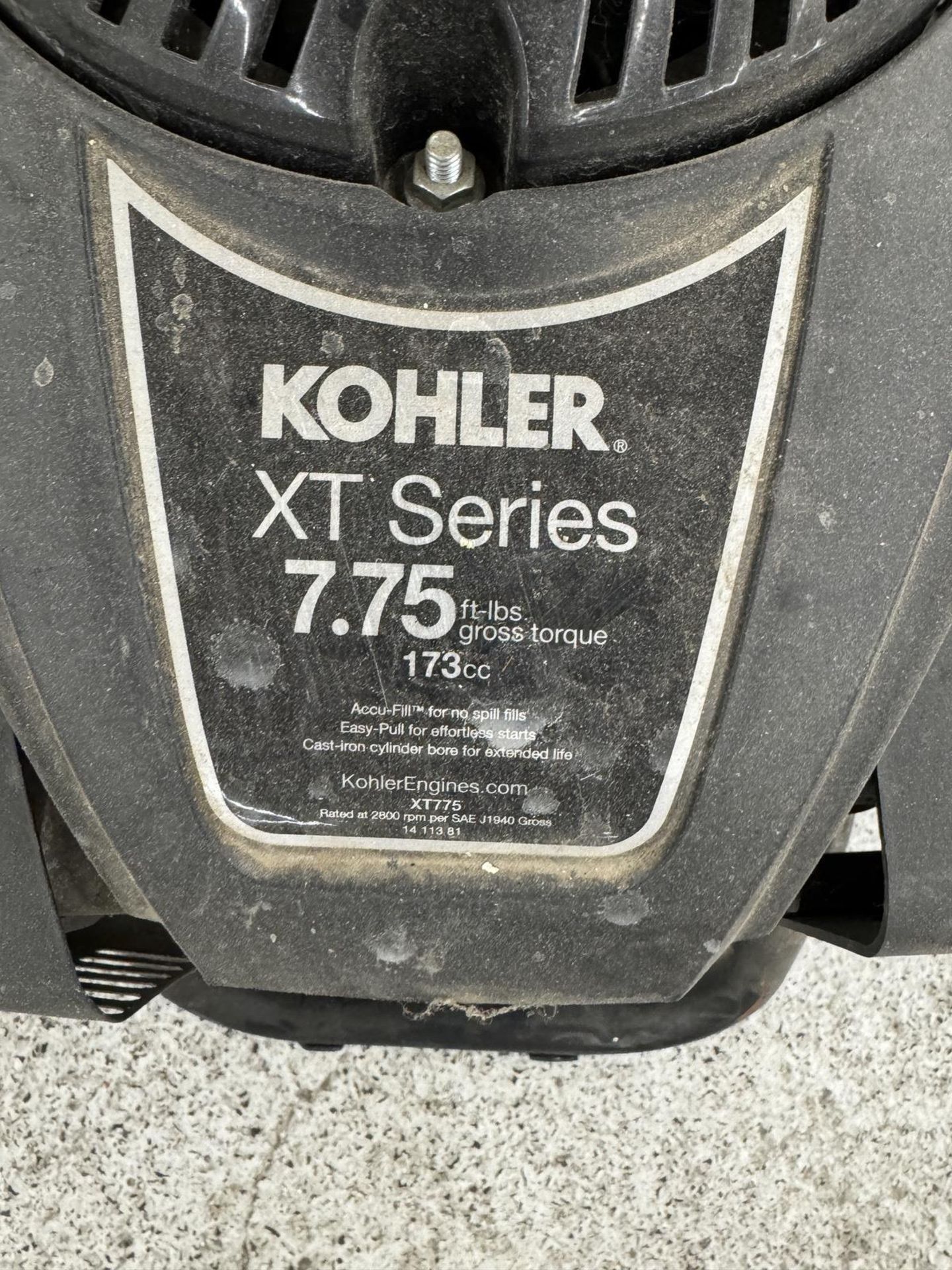 Lot Kohler XT Series 7.75 Port. Power Washer, AR Blue Clean 1800 Power Washer - Image 2 of 5