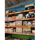 Contants of Shelves Including Power Supplies, Filters, Fan Cages, Fans, hoses, Alum. Rail, Plastic