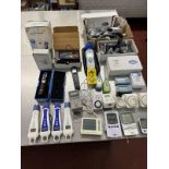 LOT Asst. Thermometers, PH Pens, Timers, Spectrometer, ATC Refractometer