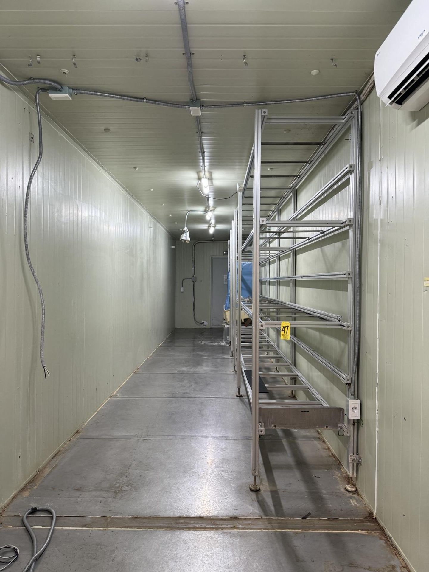 40' x 8' Customized Vertical Farming Container Including 28' Custom Built Rack, Electrics, Rear Exit - Image 8 of 18