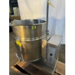 (1) Cleveland Model KET-20-T, S.S. Steam Kettle, S/N 130223057022, Temp. Control, 22" Dia. Kettle w/