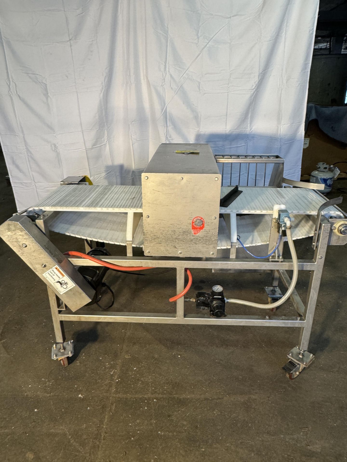 (1) Loma Systems IQ2 Metal Detector, S/N 20648, 5' x 16" Belt Conveyor, Bronco DC Seco Drive, - Image 11 of 15