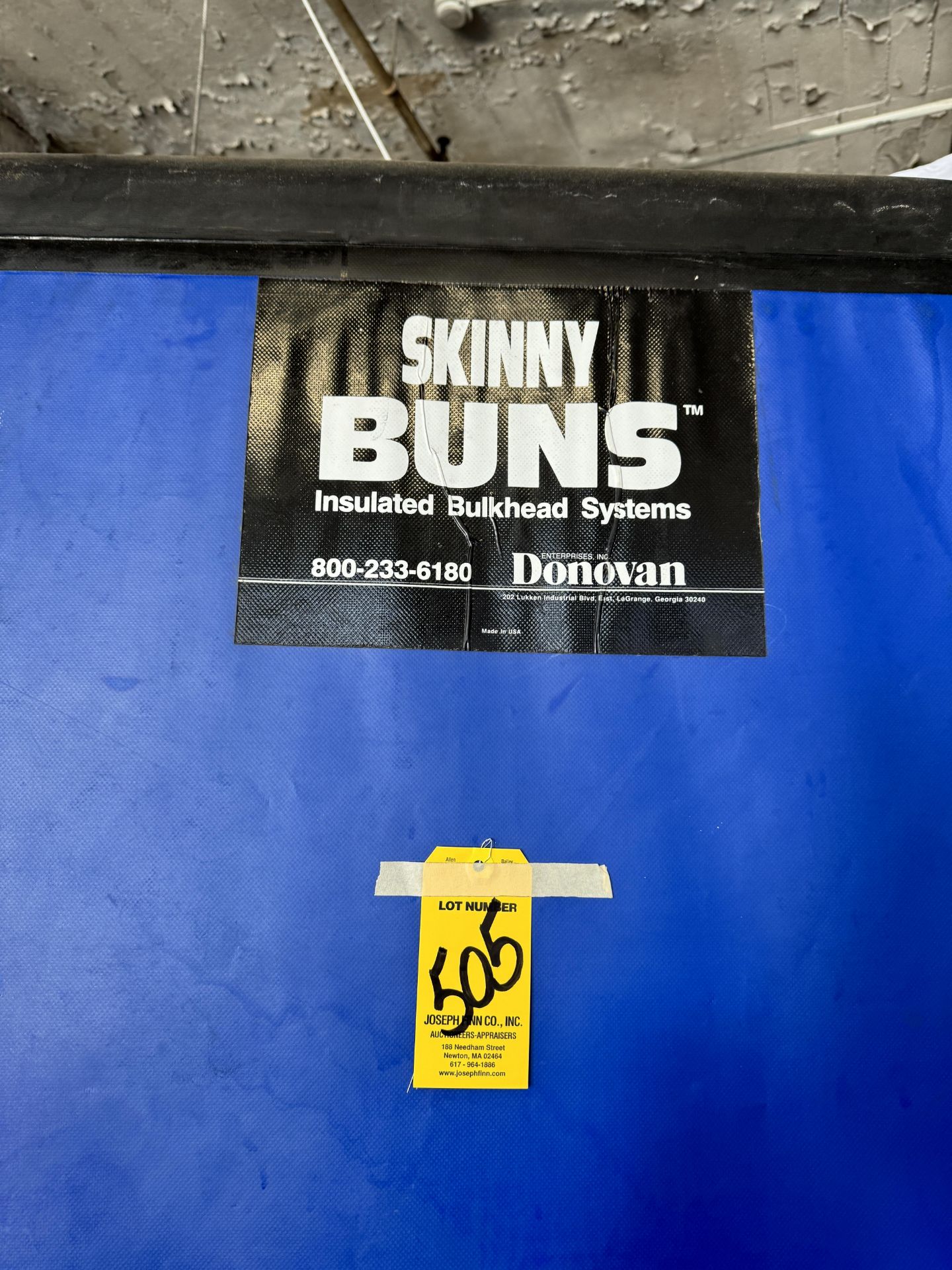 (1) Skinny Buns Insulated Bulkhead for Refrigerated Trucks, (2) Panel, 82" H x 44" W Per Panel - Bild 2 aus 6