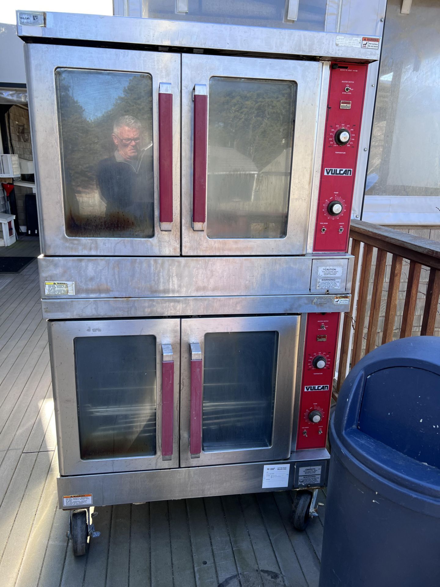 Lot (2) Vulcan Convection Ovens. 3 Phase, 480V (This Oven is Located in Wellfleet, MA)