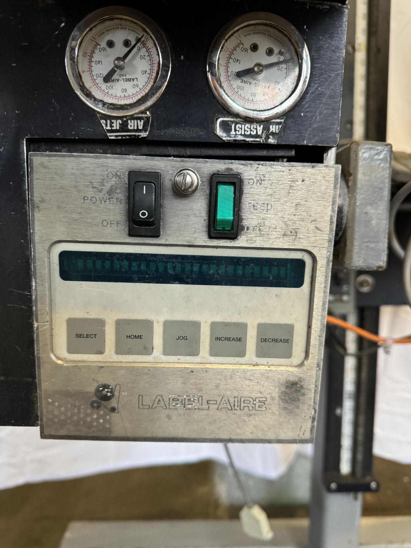 (1) Port. Labeling System w/ Zebra 110 x 14 Printer, Dial Displays, Label-Aire D.R.O. - Image 2 of 13