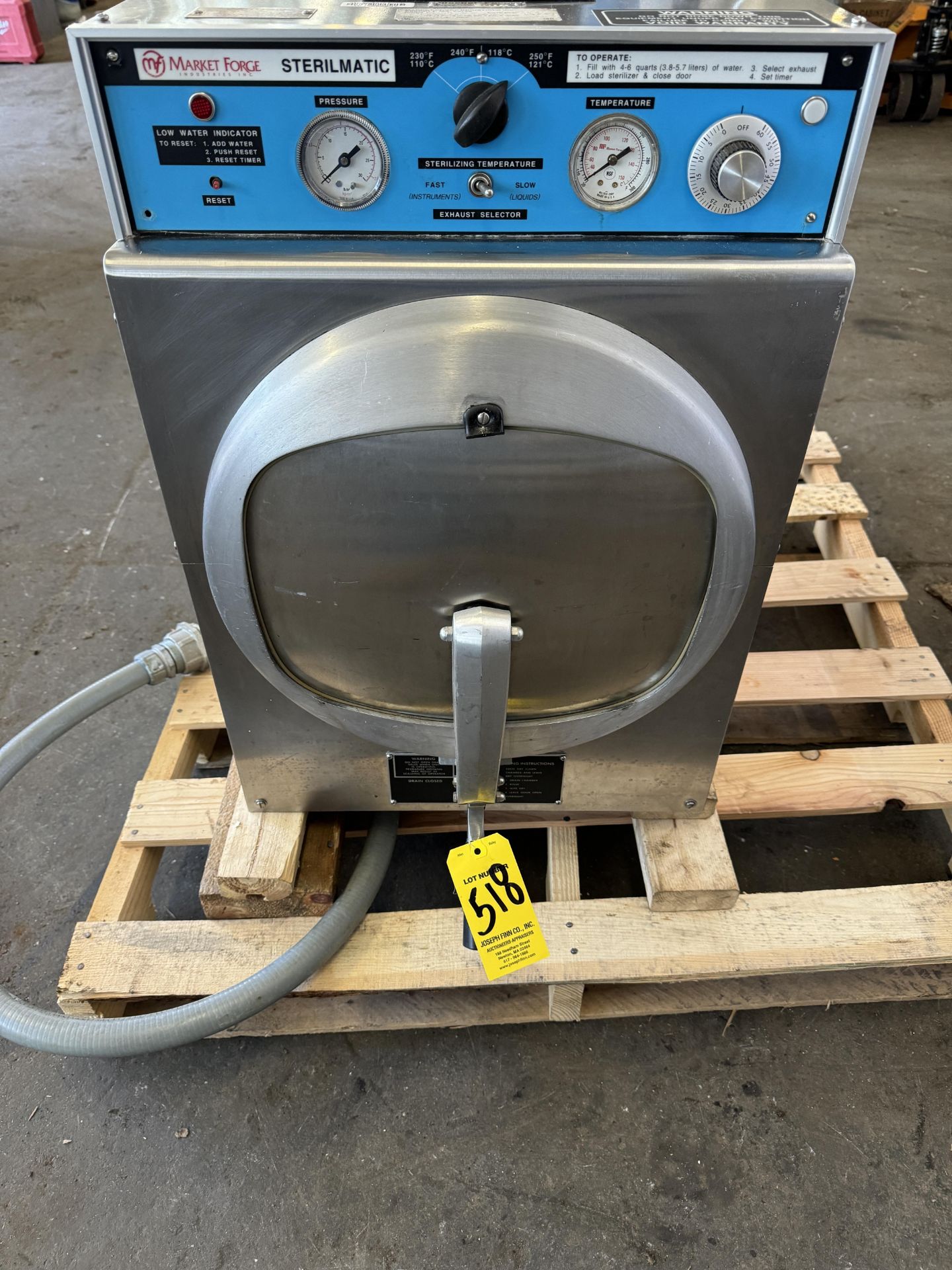 (1) 2002 Market Forge STMEL Sterilmatic Sterilizer, S/N 211683 w/ Stand - Image 2 of 8