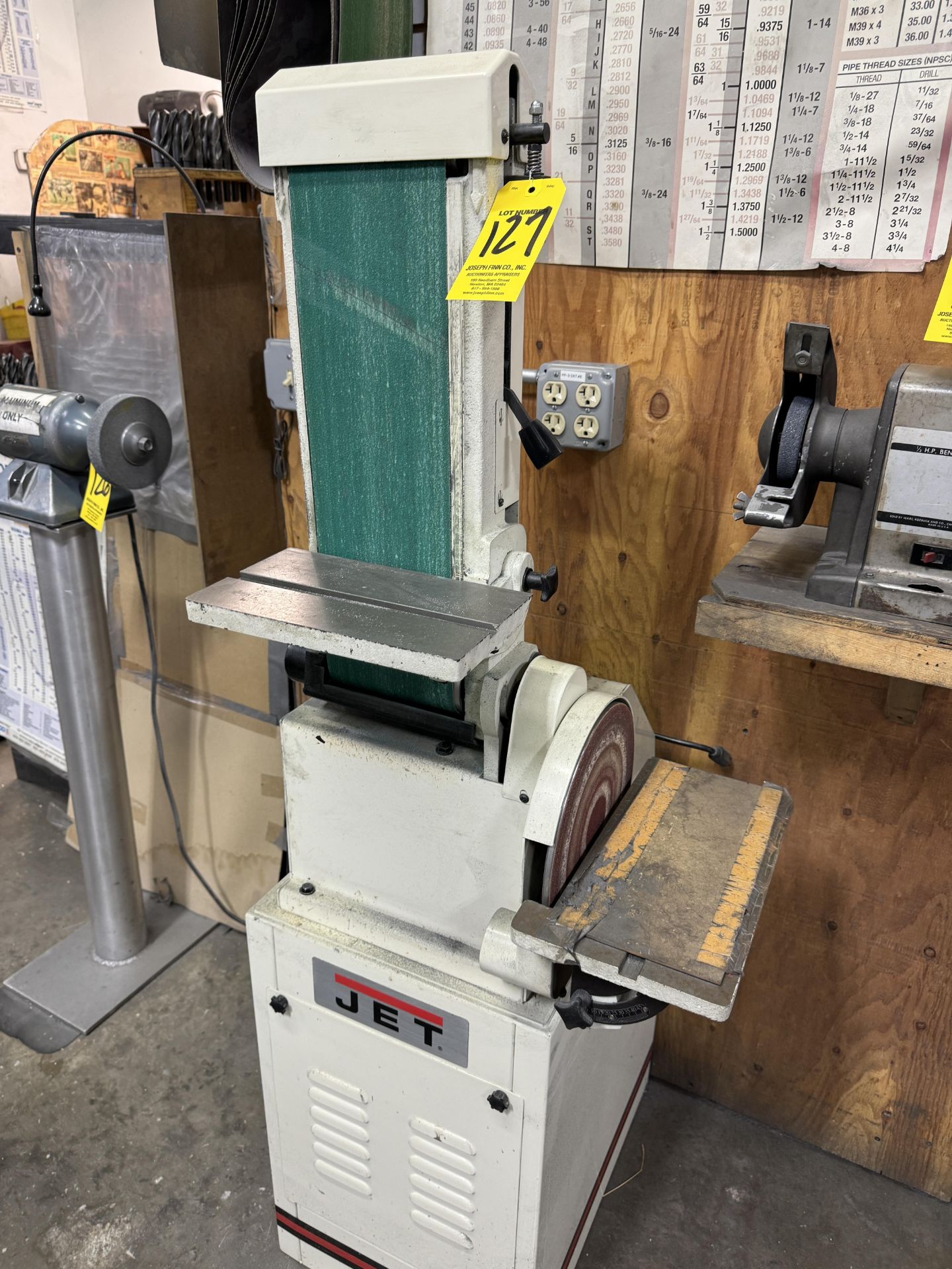 (1) Jet 6" Belt, 10" Disc Sander