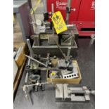 LOT 9" x 12" Granite Surface Plate, (2) Granite Dial Indicator Stands, Asst. Indicator Stands, 2.