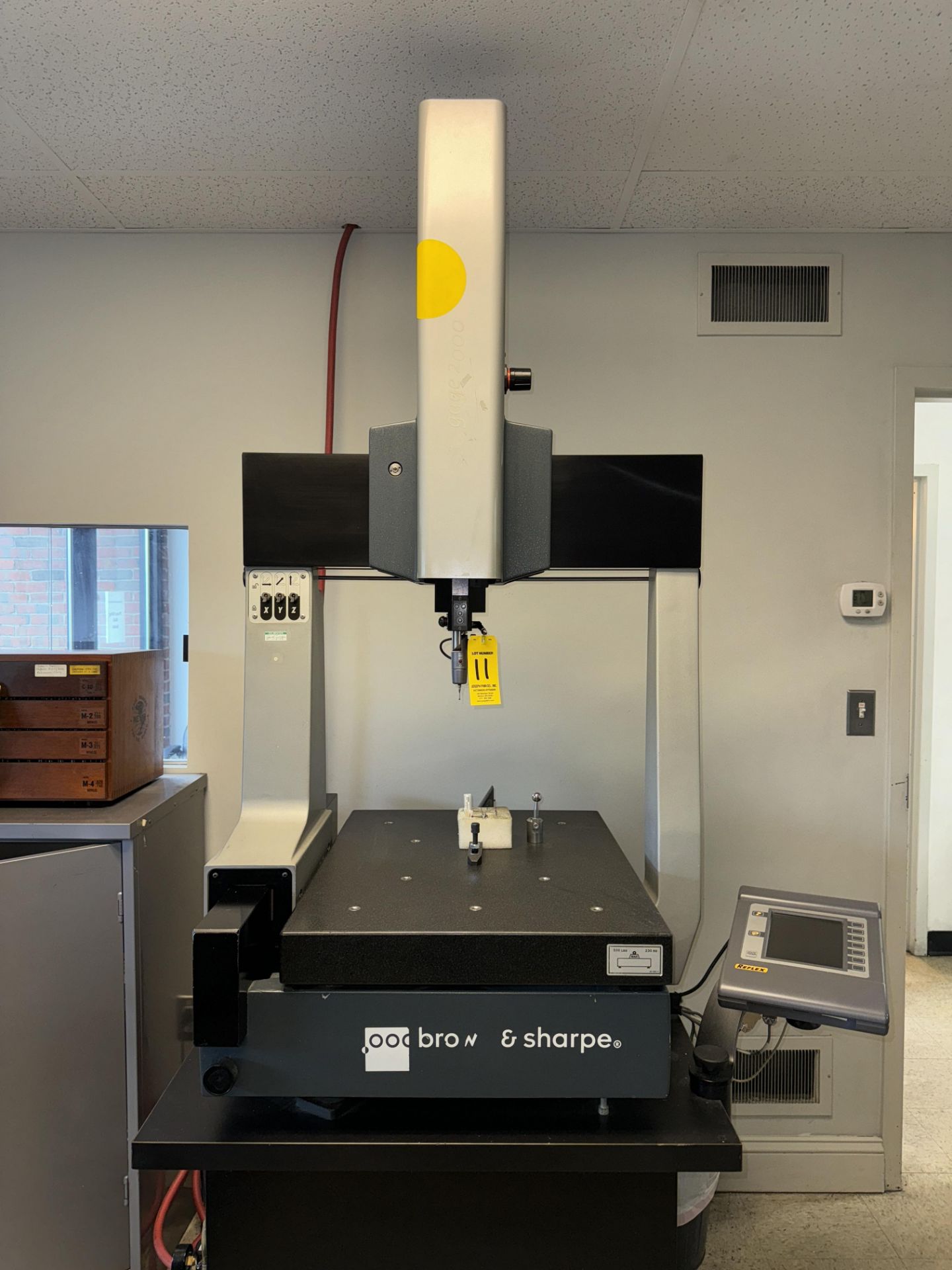 (1) 2002 B&S Gauge 2000 Coordinate Measuring Machine, 22" x 30" Table w/ Tesa Tesastar Probe, Reflex