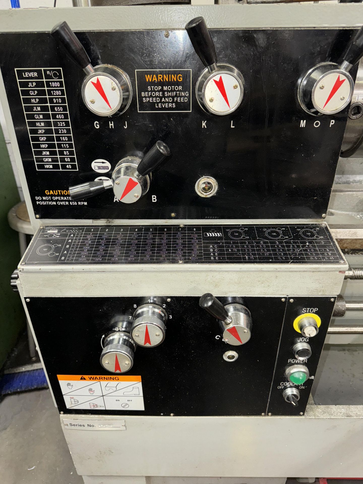 (1) PM-1640HD Tool Room Lathe s/n 130210, ES-8A Digital Readout, 16” x 40” - Image 2 of 6