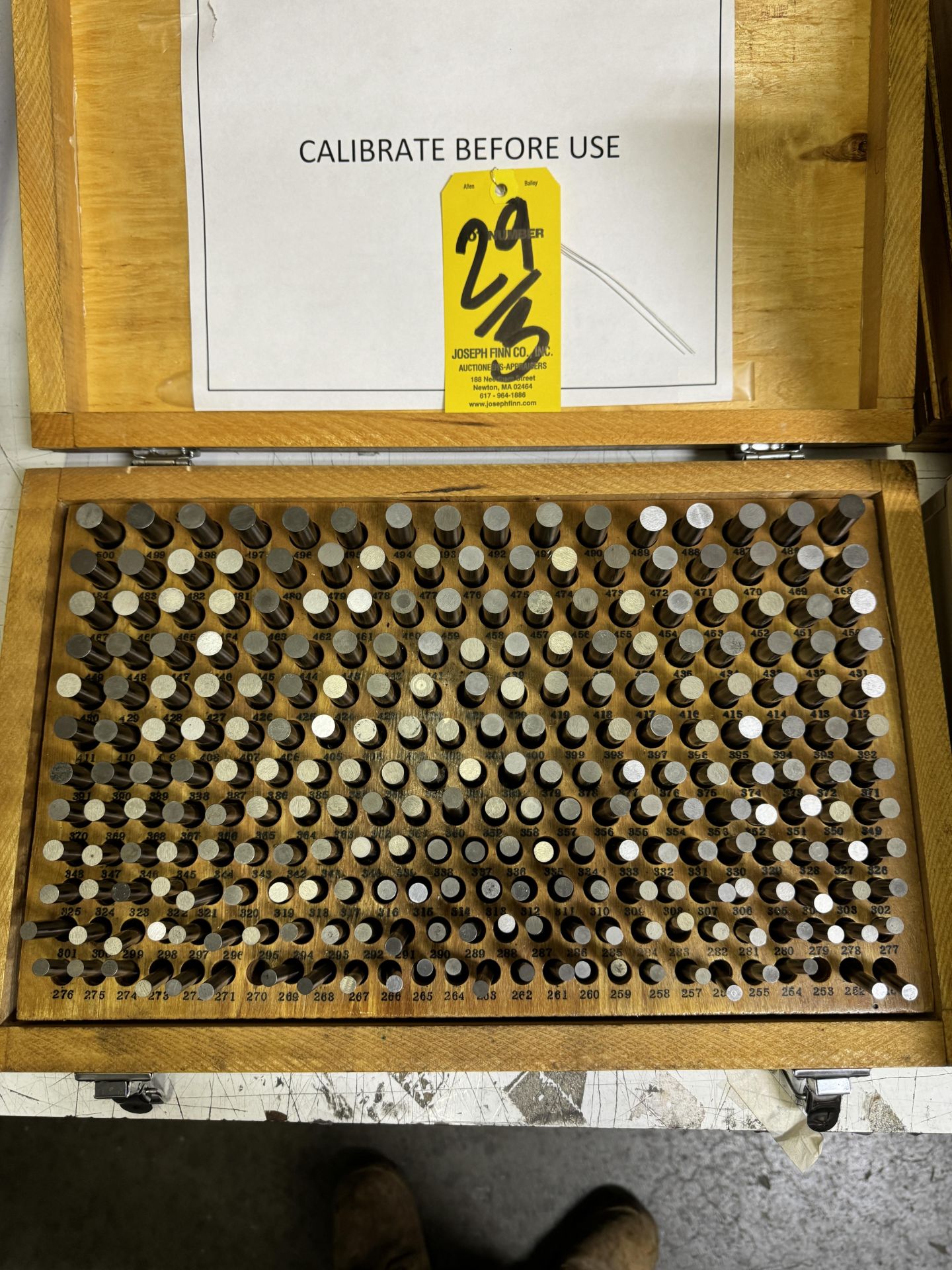 LOT (2) Sets of Pin Gauges .250 -.061, (1) Set of Pin Gauges .251 - .500 - Image 3 of 4