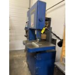(1) Powermatic Model 87 Vertical Band Saw, S/N 8387109, 19.5" Throat Blade Weld Attachment