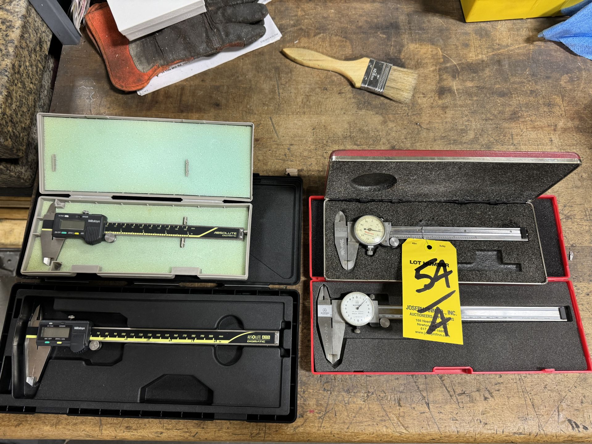 LOT (2) Dial and (2) Digital Asst. Calipers