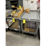 LOT (2) Plastic Shop Carts