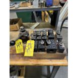 (1) Aloris Tool Post CA w/ (9) Asst. Tool Holders