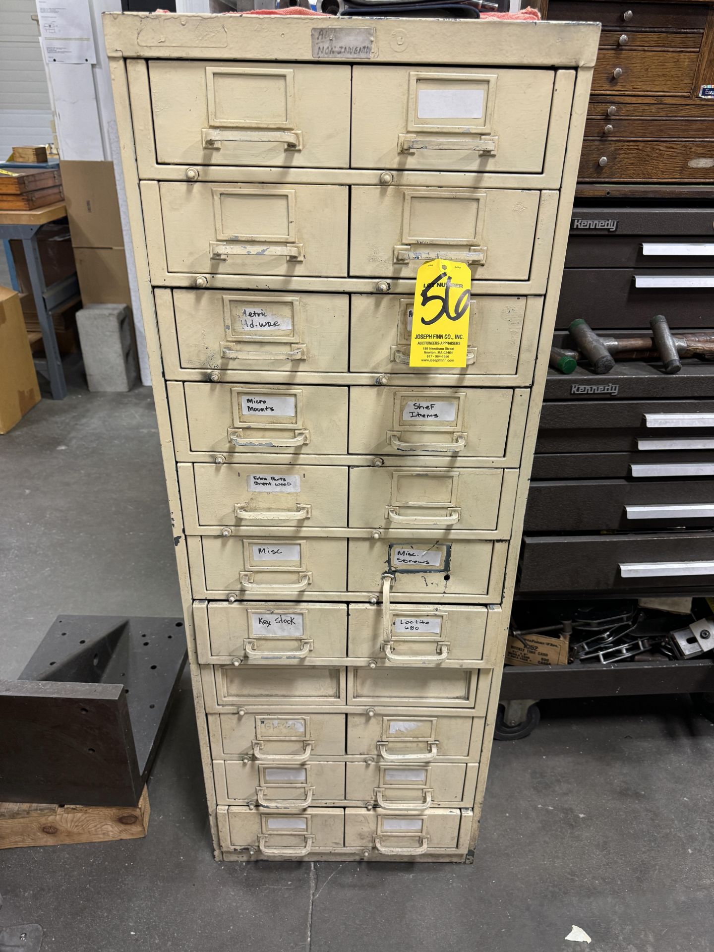 (1) 11-Drawer Parts Cabinet