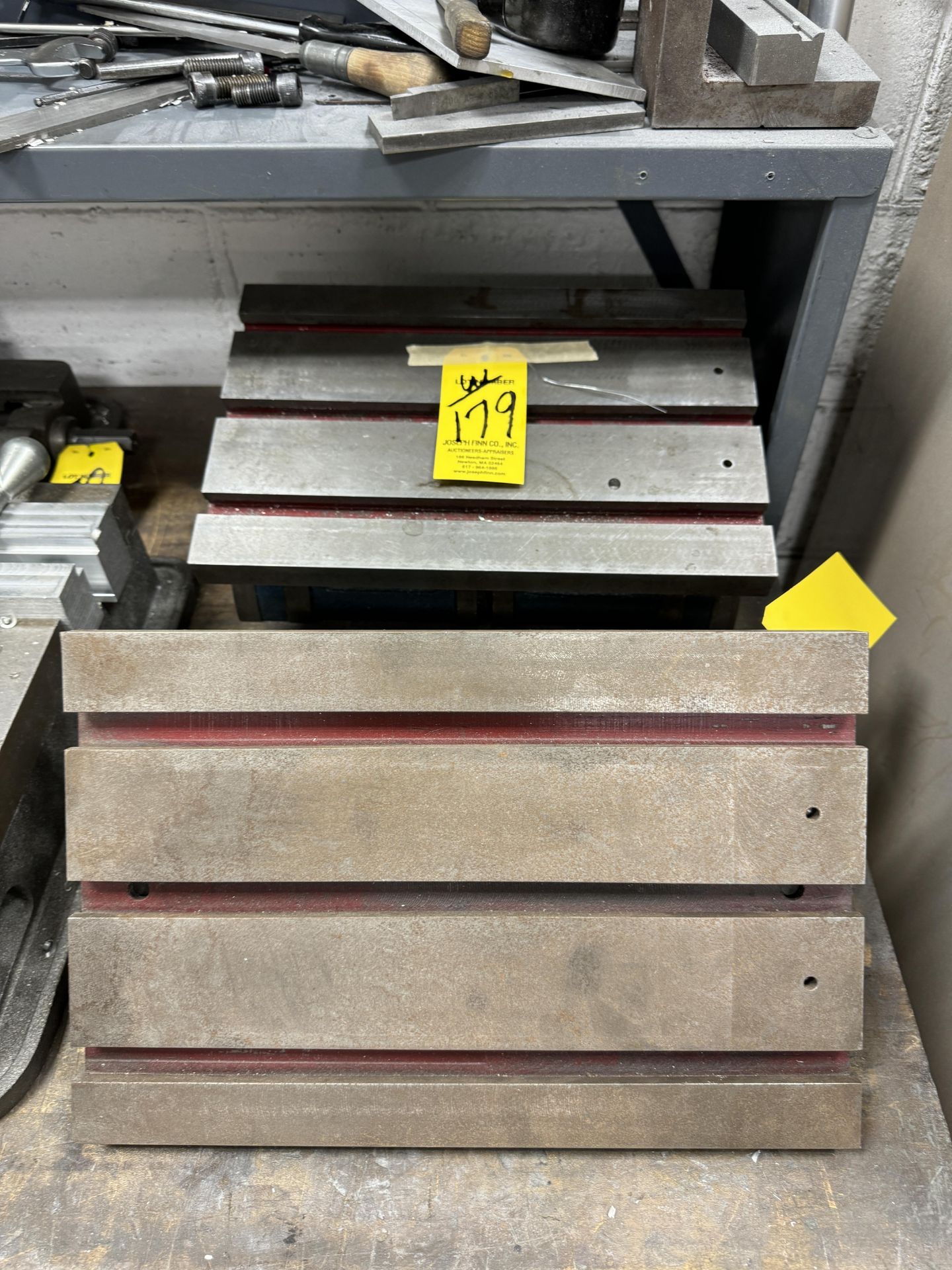 LOT (2) 10 x 15" T-Slot Angle Tables