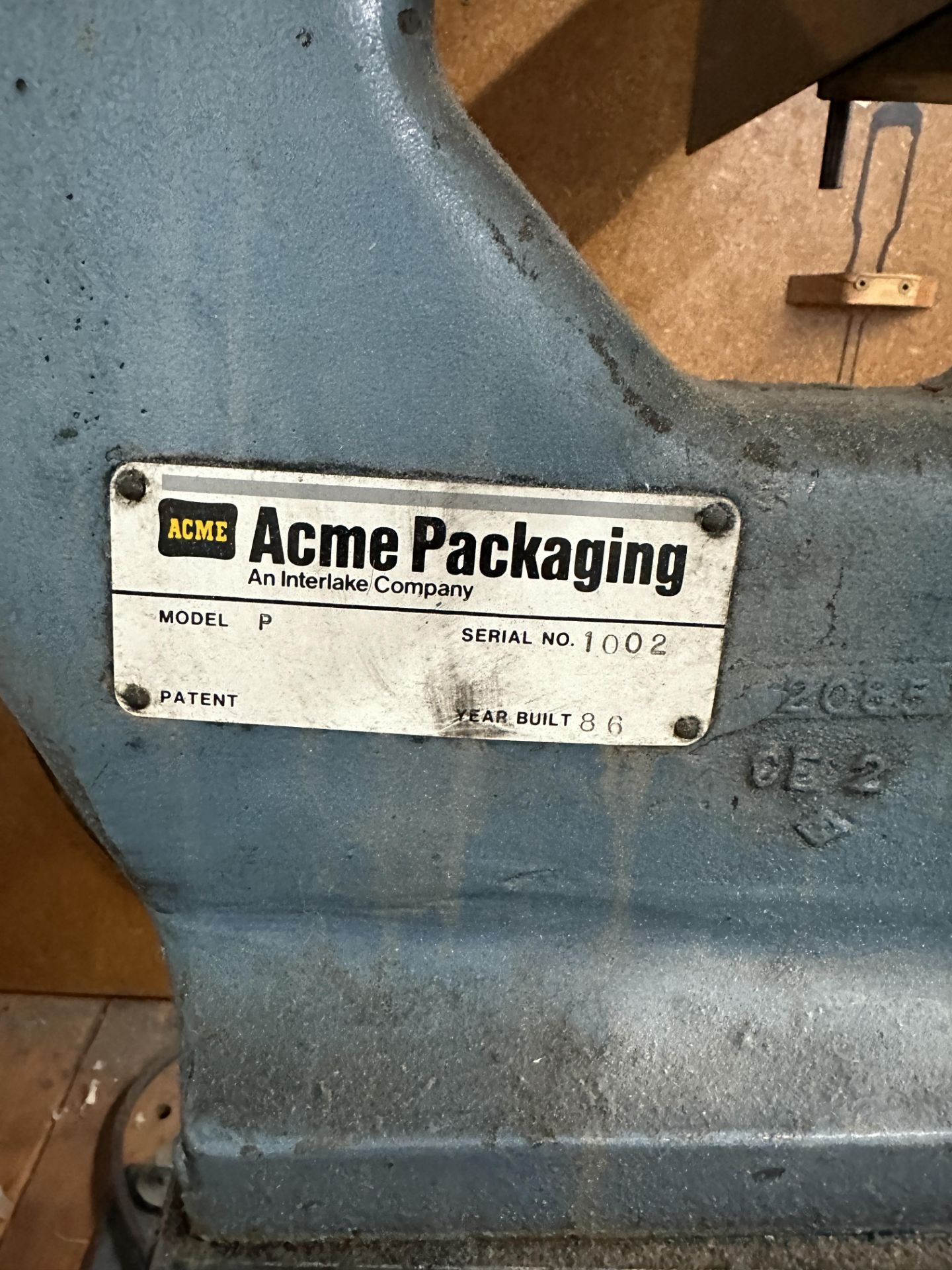 Acme Interlake Model P Multi Head Wire Stitcher s/n 1002 - Image 3 of 4