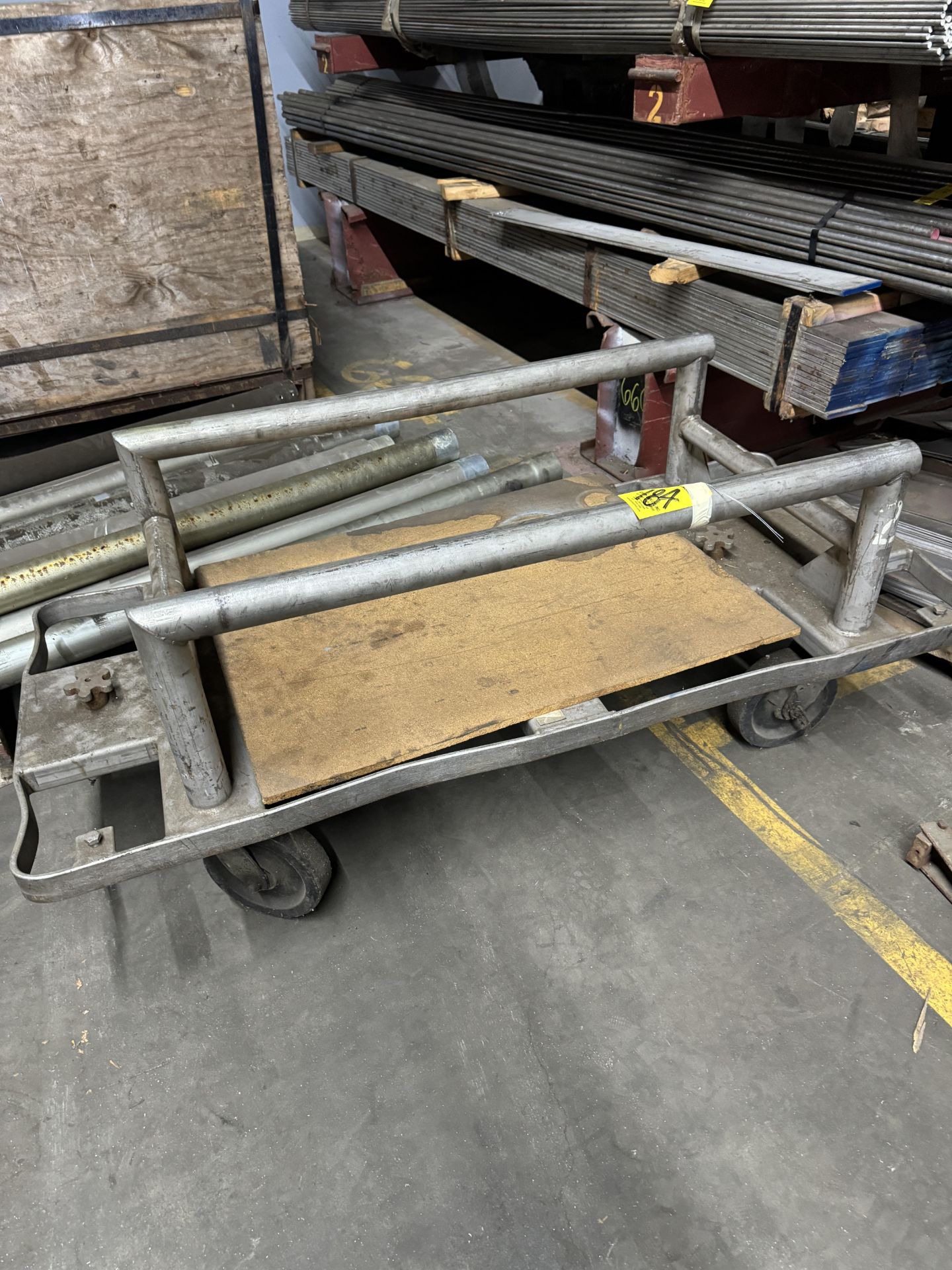 (1) Port. Aluminum Stock Cart