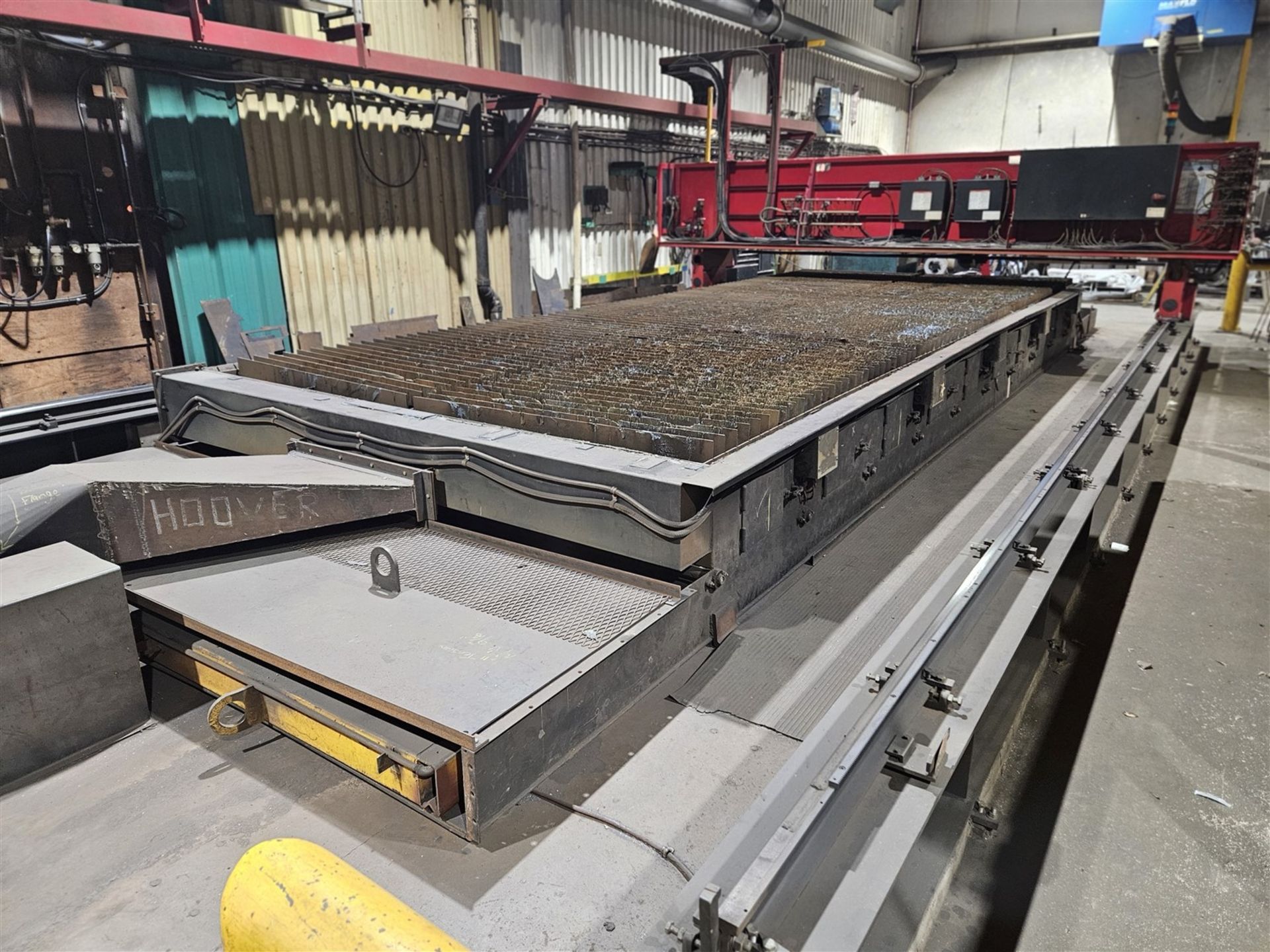 2002 KOIKE - PLASMA BURNING TABLE - 10 FT. X 25 FT. MOD. MGM3100, S/N MGM202 CAP. 3100 MM W/ - Image 2 of 36