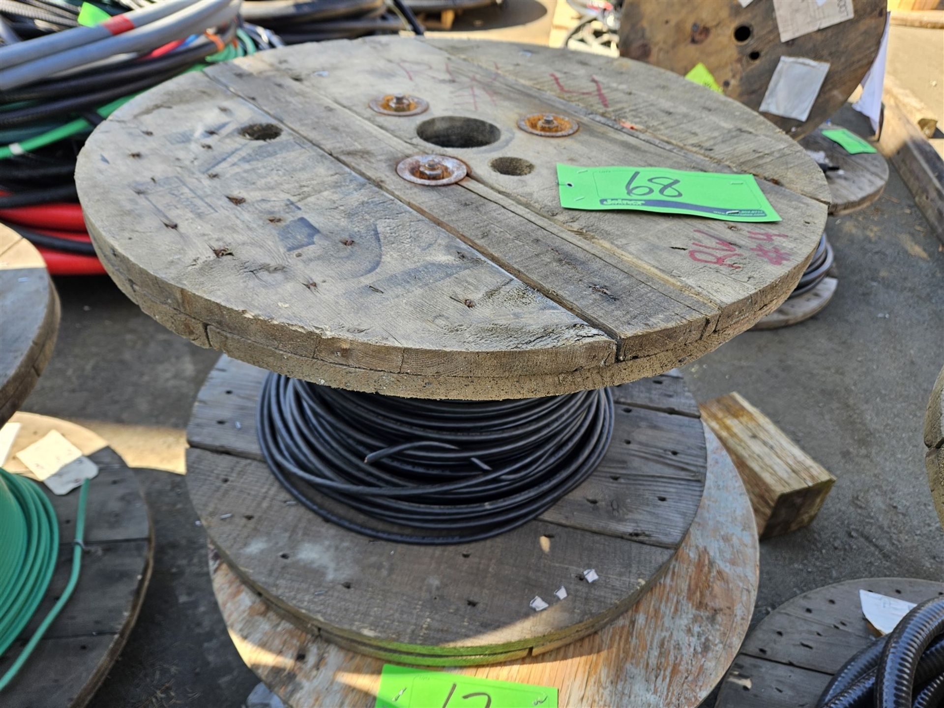 REEL OF 4/0 - 1C (19) RW90 600V BLK - APPROX 500 FT. - COPPER