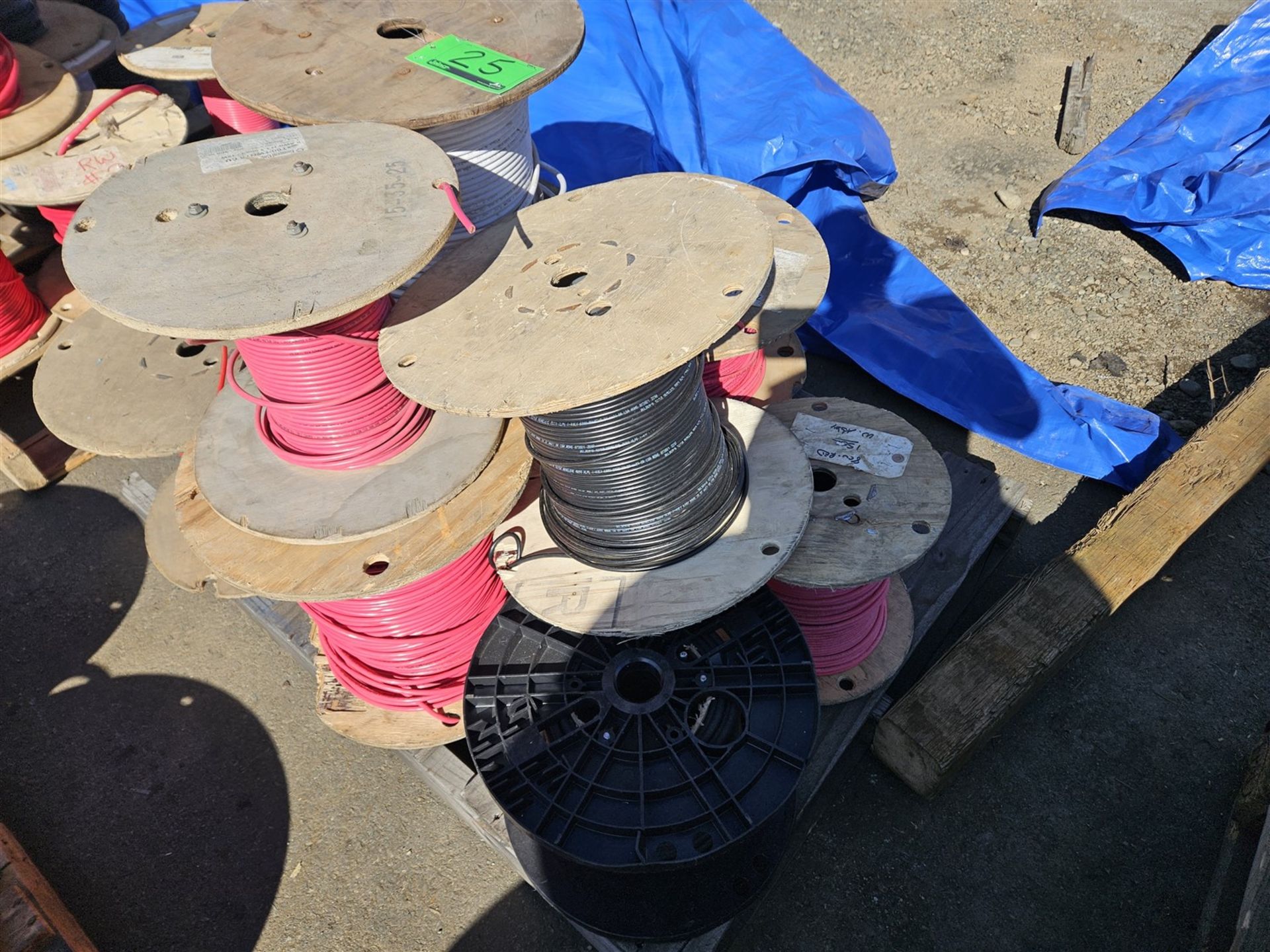 PALLET OF ASSORTED ELEC. WIRE - COPPER