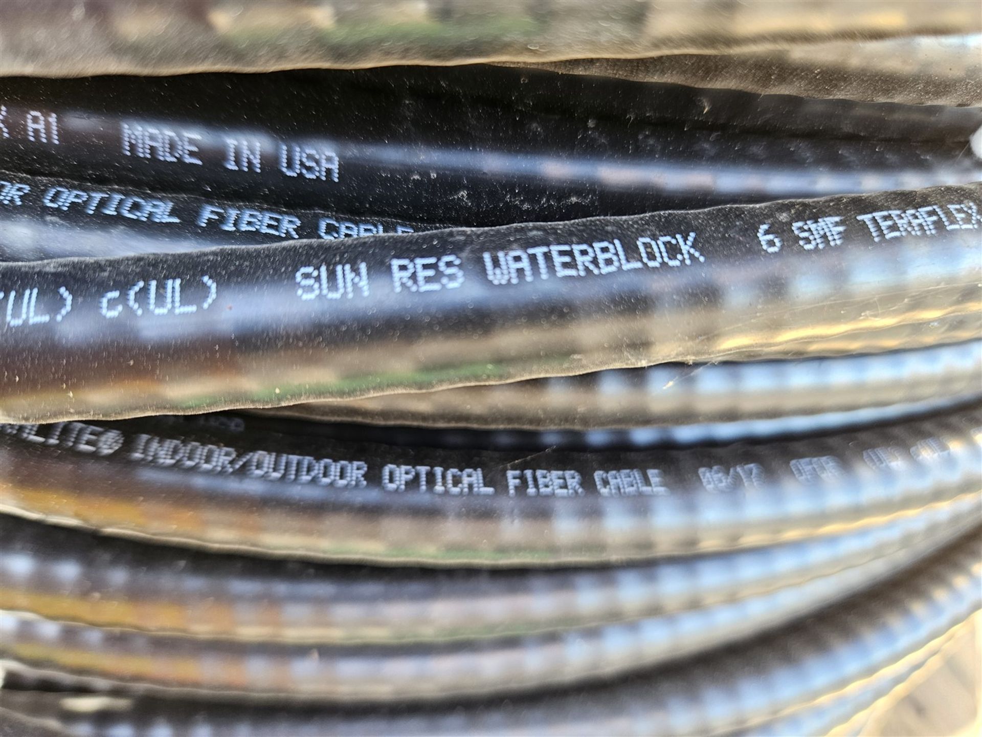 REEL OF FIBRE CABLE - APPROX. 400 FT. - Image 5 of 5