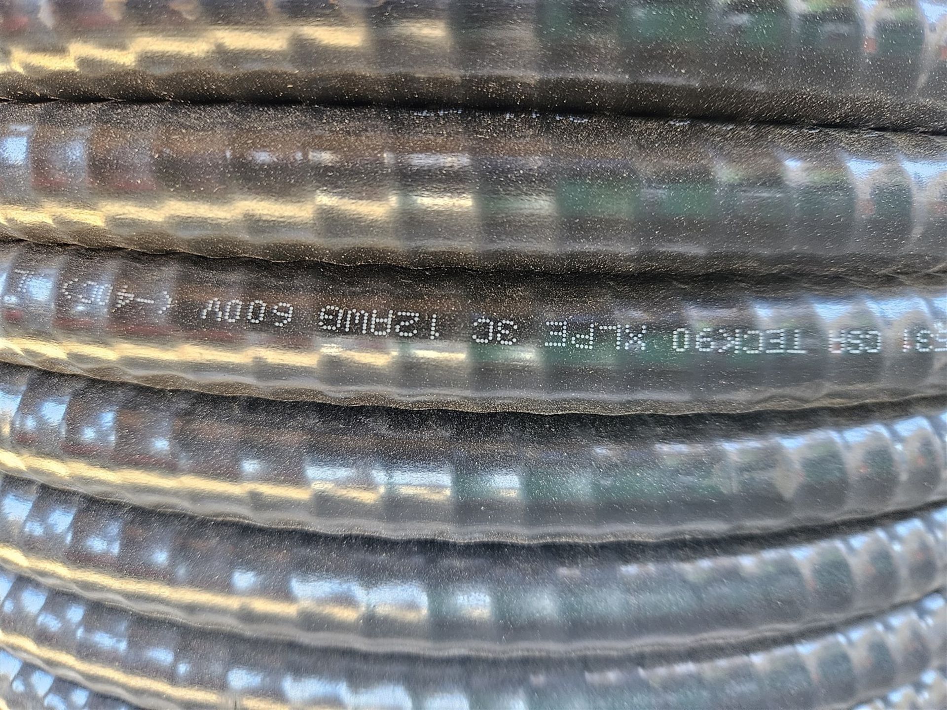 REEL OF 12-3C TECK 600V - APPROX. 40 METERS - COPPER - Image 5 of 6