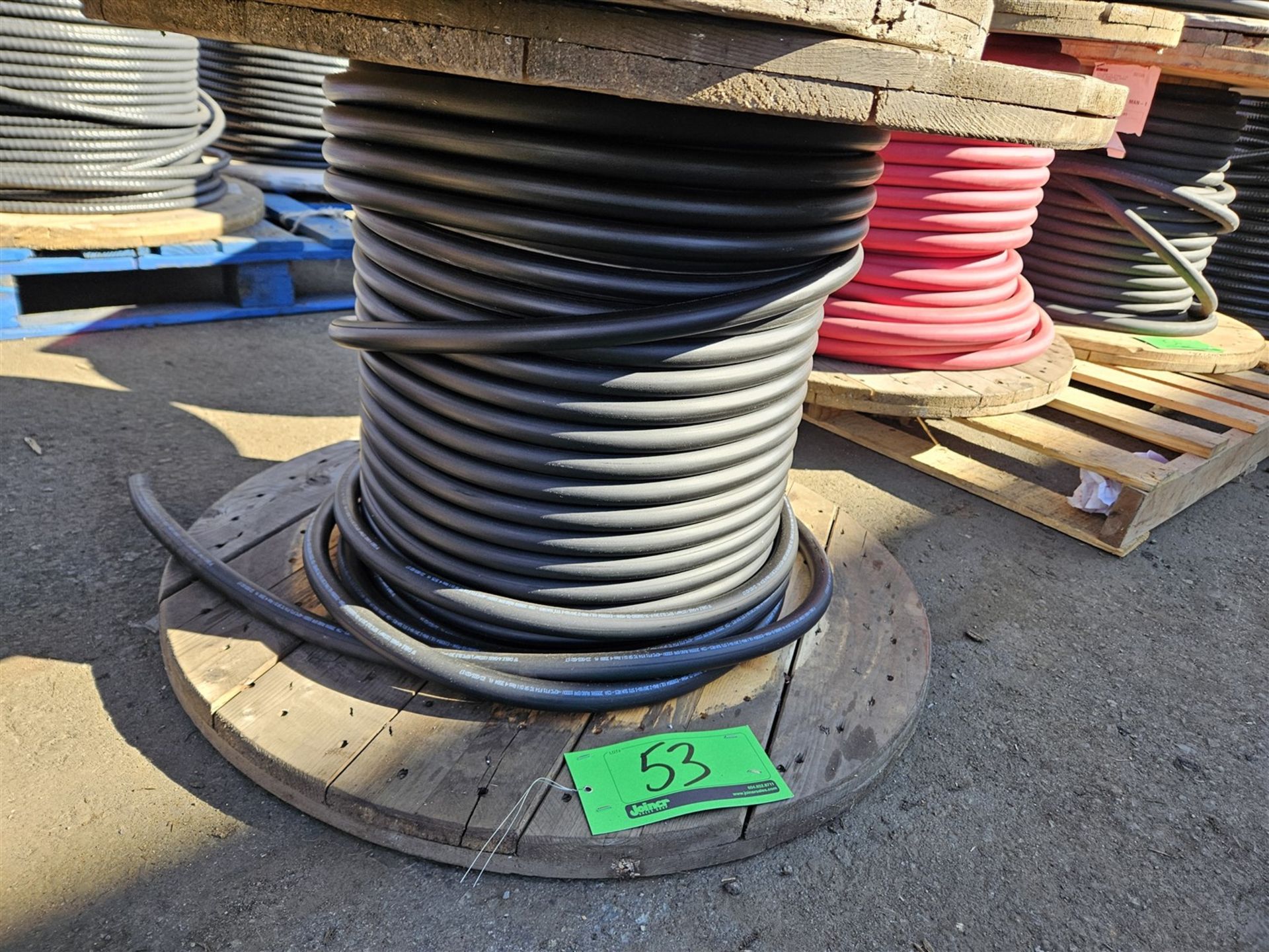 REEL OF TF CABLE 4/0 AWG 1000V - APPROX. 180 FT. - COPPER - Image 2 of 6