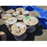 PALLET OF 10 REELS OF ARMOURED CABLE - COPPER