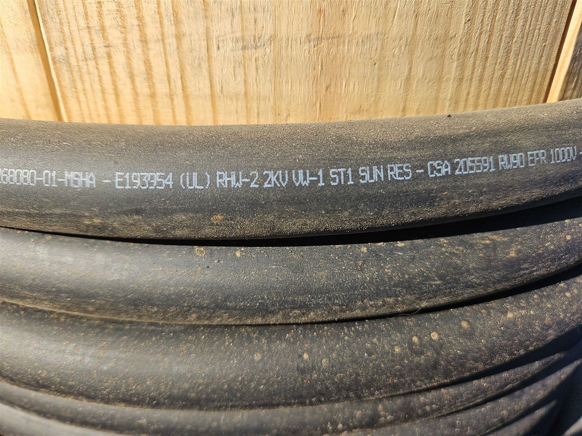 REEL OF TF CABLE DLO 2KV - 1V - APPROX. 70 FT.- COPPER - Image 3 of 4