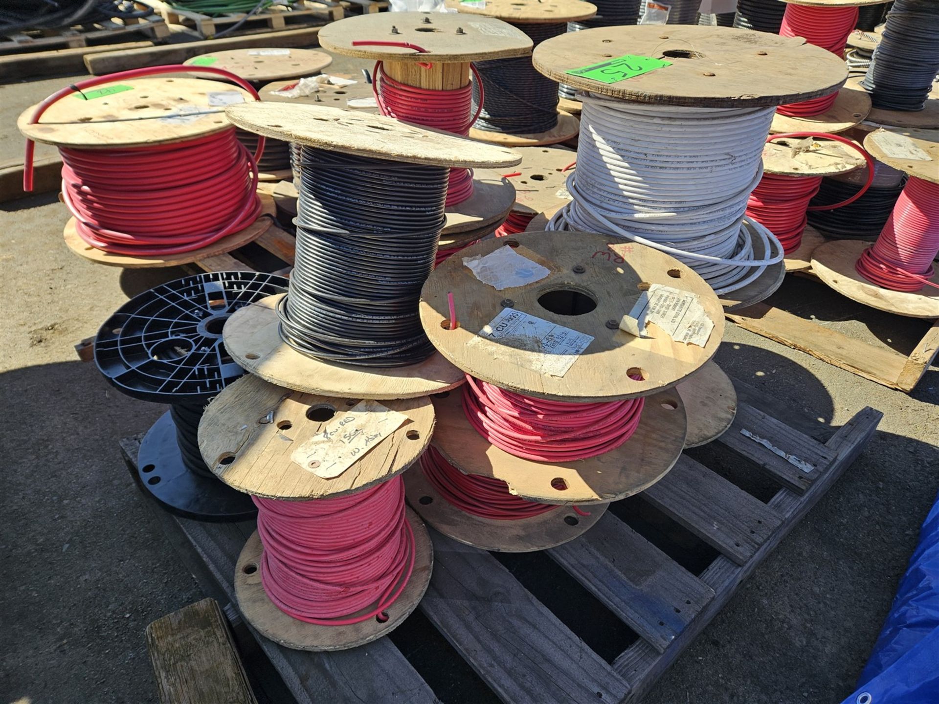 PALLET OF ASSORTED ELEC. WIRE - COPPER - Image 5 of 11