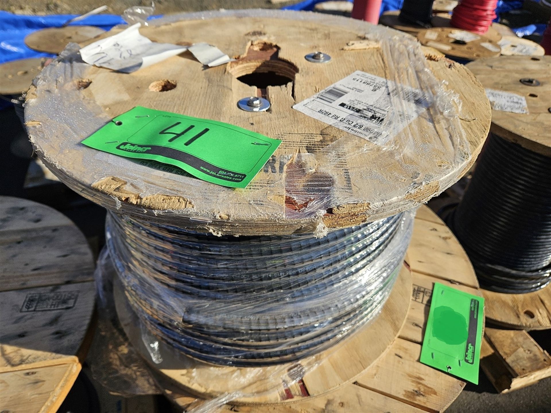 REEL OF 6-2C 7 STR NMD90 300V 1- APPROX. 400 FT. (COST $1677) - COPPER