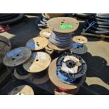 PALLET OF 10 REELS OF ASSORTED ELECTRICAL WIRE - COPPER