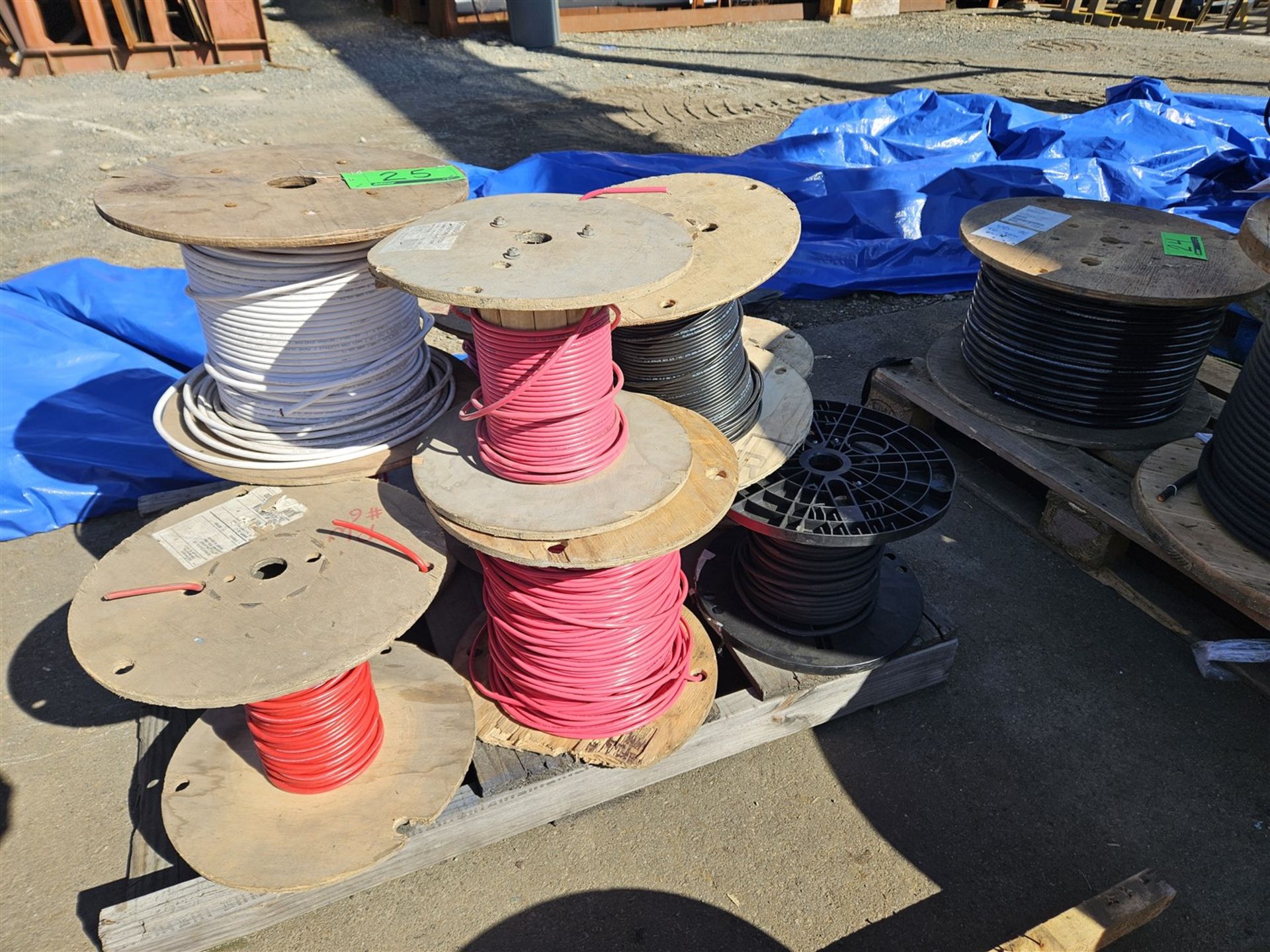 PALLET OF ASSORTED ELEC. WIRE - COPPER - Image 2 of 11