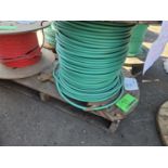 REEL OF RW90 SLPE GROUND CABLE/GREEN 2/0 AWG - APPROX. 500 FT. - COPPER