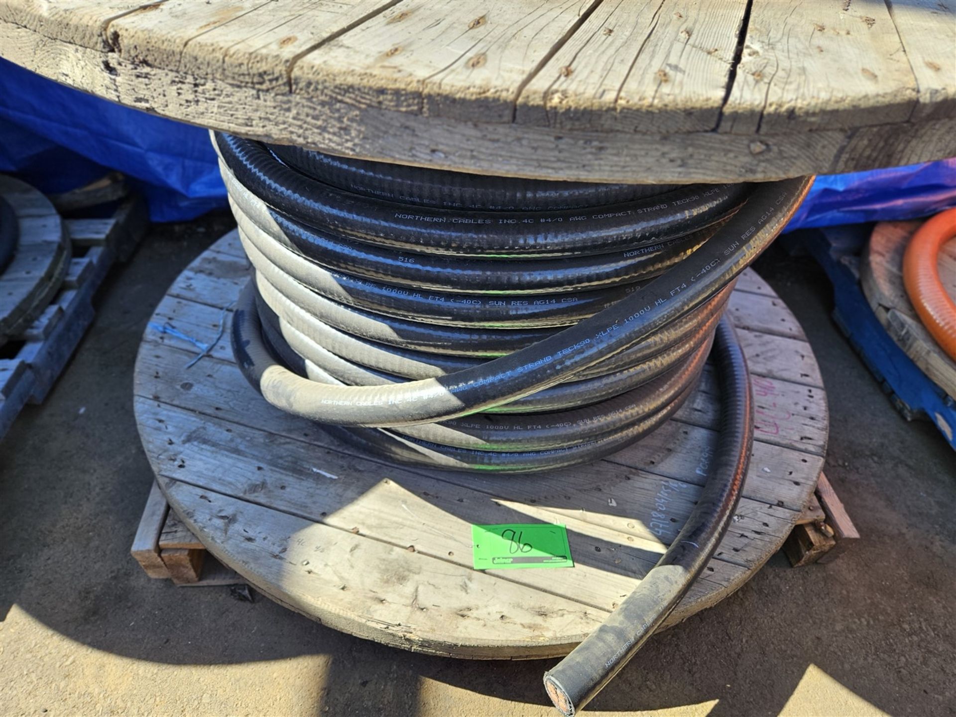 REEL OF 4/0 - 4C RW90 - APPROX. 235 FT. (71 METERS) - COPPER